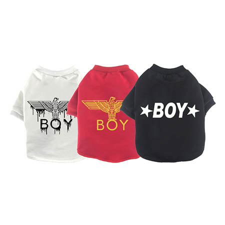 Boy London ペットの服 tシャツ 個性的